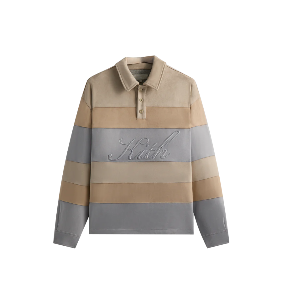 KITH KITH Stripe Microsuede Tanner Pullover