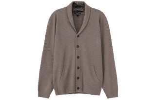 GIORGIO ARMANI SS24 Knitwear Men's Coffee