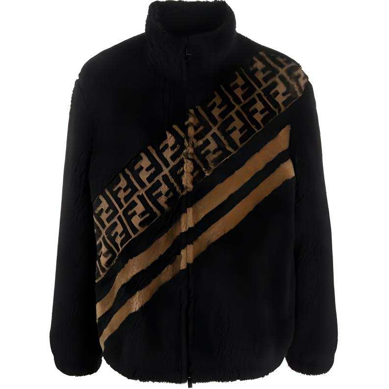 FENDI FENDI Jackets & Coats Men's Black