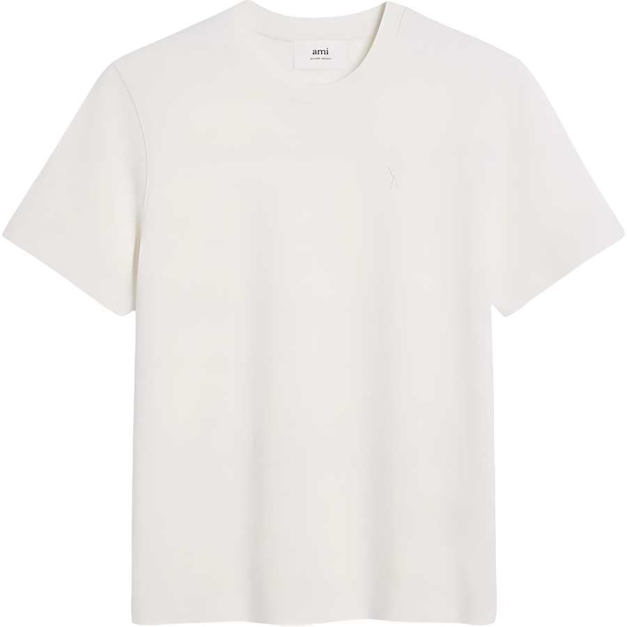 AMIPARIS Paris Logo Embossed Crewneck T Shirt