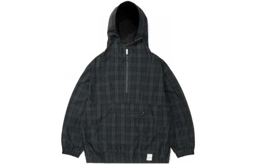 MADNESS Jackets Unisex Blue Green Plaid Hooded Moderate Other