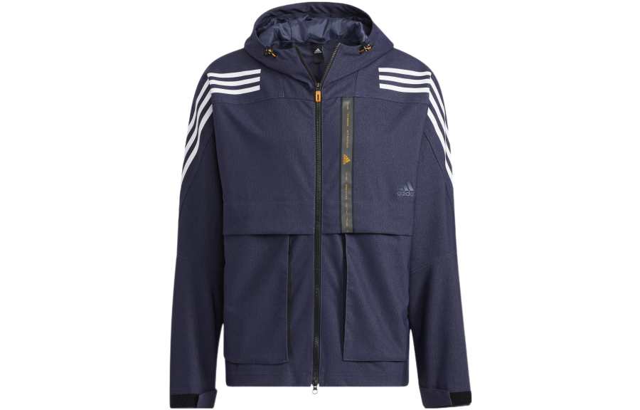 Adidas Adidas Jackets Men's Navy Blue Hooded Moderate Other