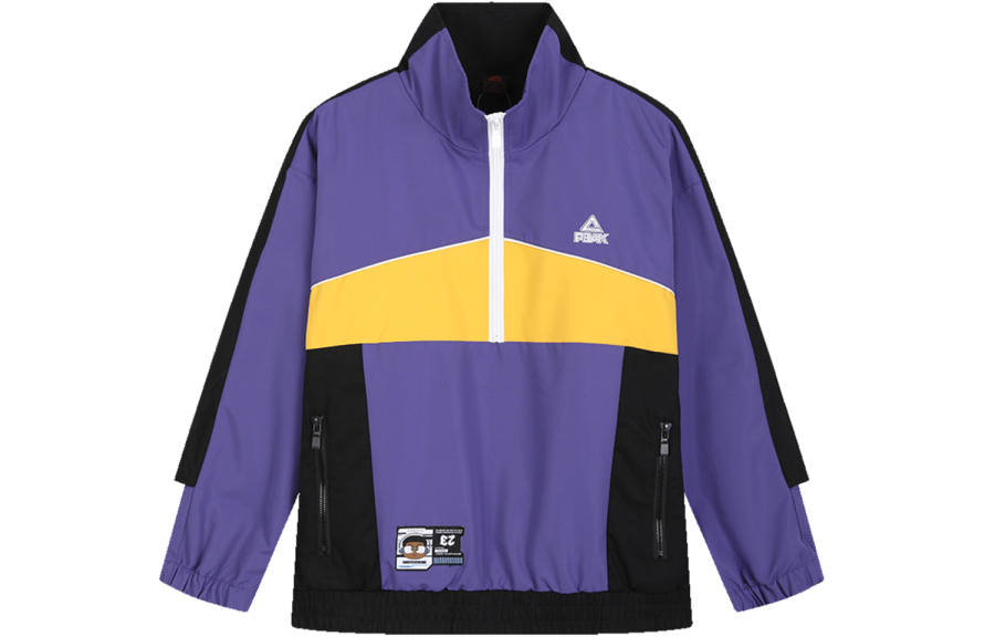 PEAK PEAK Jackets Men's Dark Purple Stand Collar Moderate Other