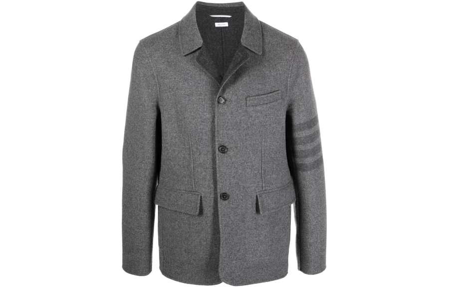 THOM BROWNE Business Suits Men's Dark Gray Lapel Moderate Other