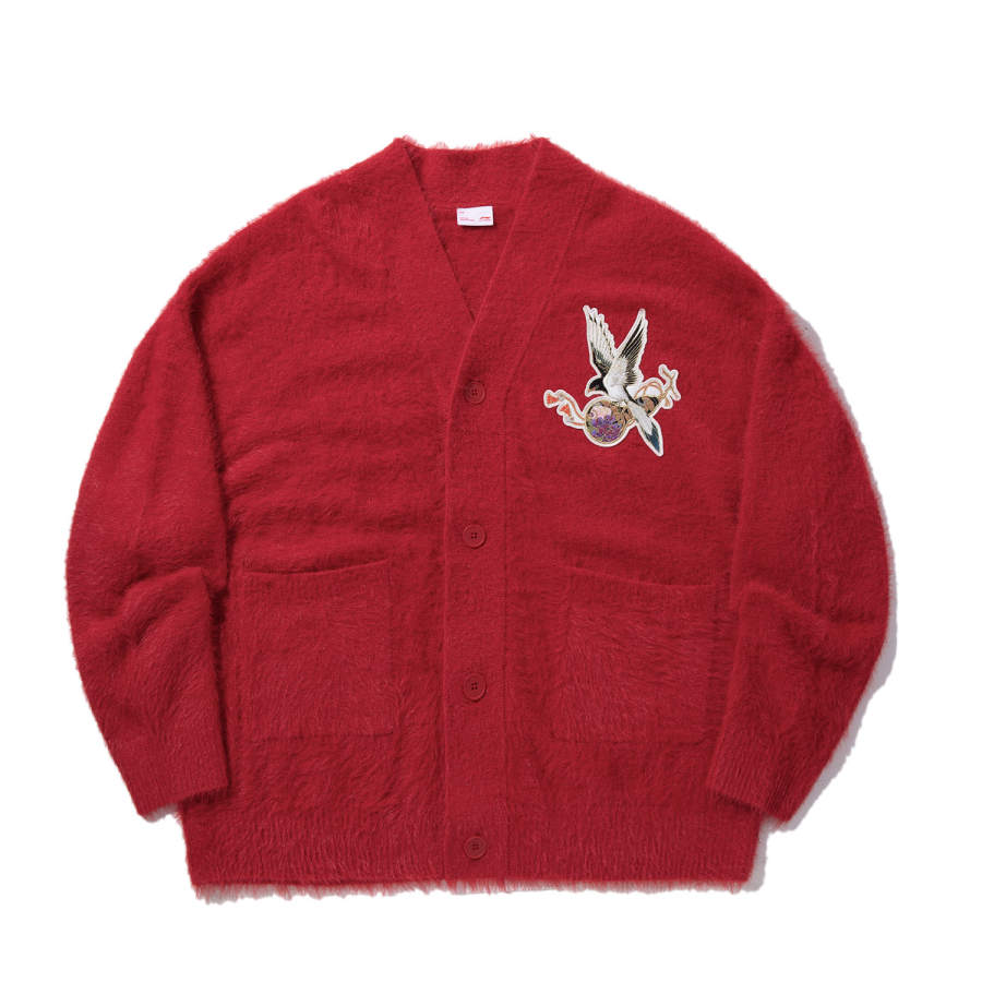Li-Ning Li Ning Sweater Unisex Samba Red