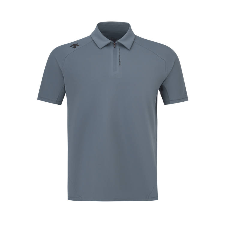 DESCENTE Training Soft And Comfortable Short Sleeved Polo Shirt Men's