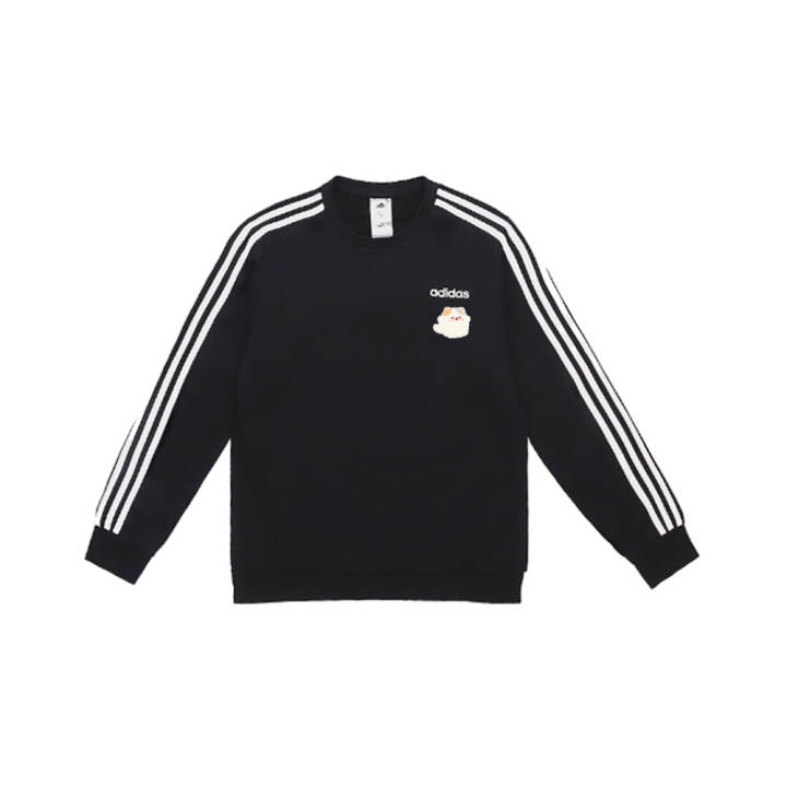 Adidas Adidas Sweatshirts Unisex Black Crew Neck Moderate Regular