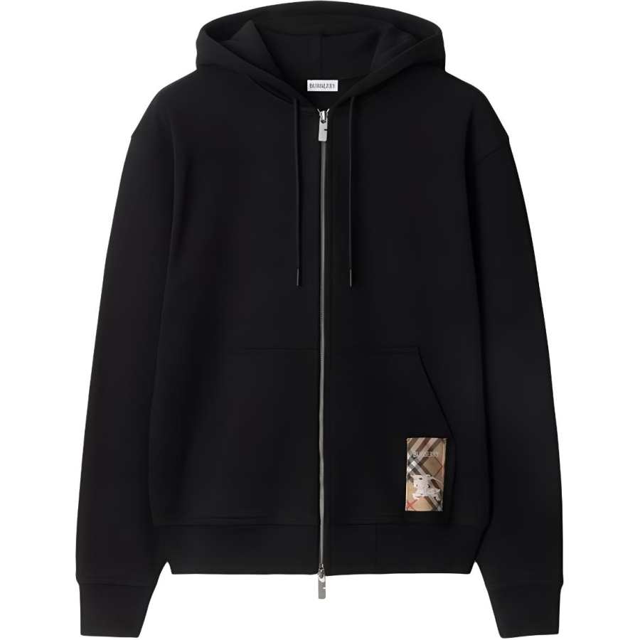 Burberry Check-label hoodie
