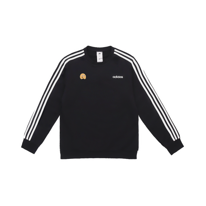 Adidas Adidas Sweatshirts Men's Black Crew Neck Moderate