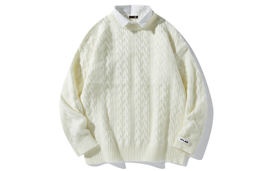 I.E I.E Knitwear Unisex Moderate Mock Two Piece