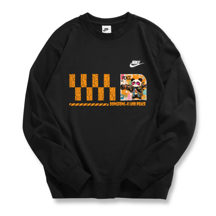 Nike Nike Sweatshirts Unisex Black Crew Neck Moderate Regular
