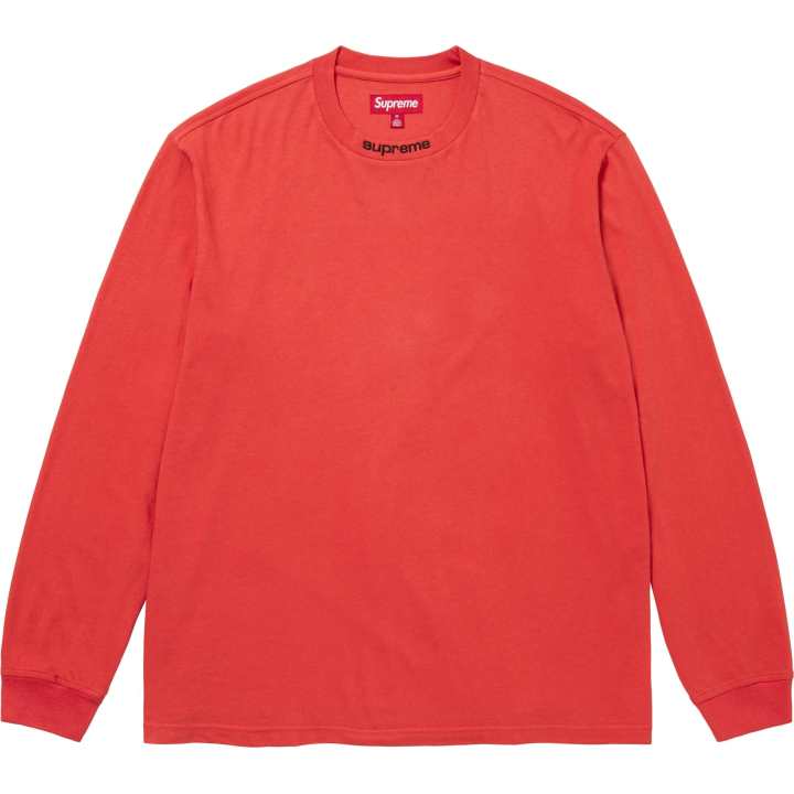 Supreme Supreme Embroidered Collar Long Sleeve Top