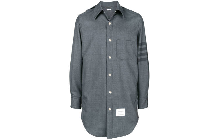 THOM BROWNE THOM BROWNE Jackets Men's Gray Lapel Moderate Other