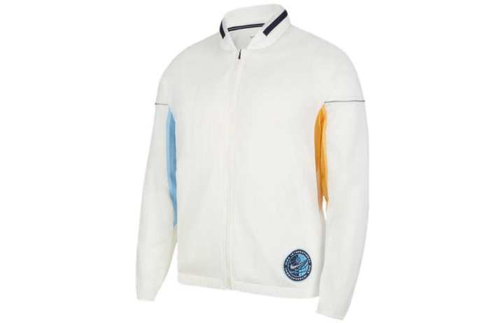 Nike Nike Jackets Men's Sail White Baseball Collar Moderate Other