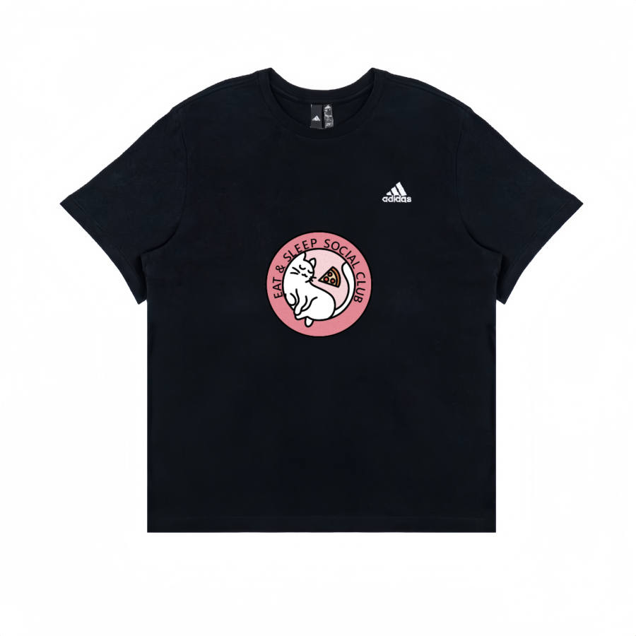 Adidas Adidas T Shirts Unisex Black Crew Neck Moderate Straight Fit