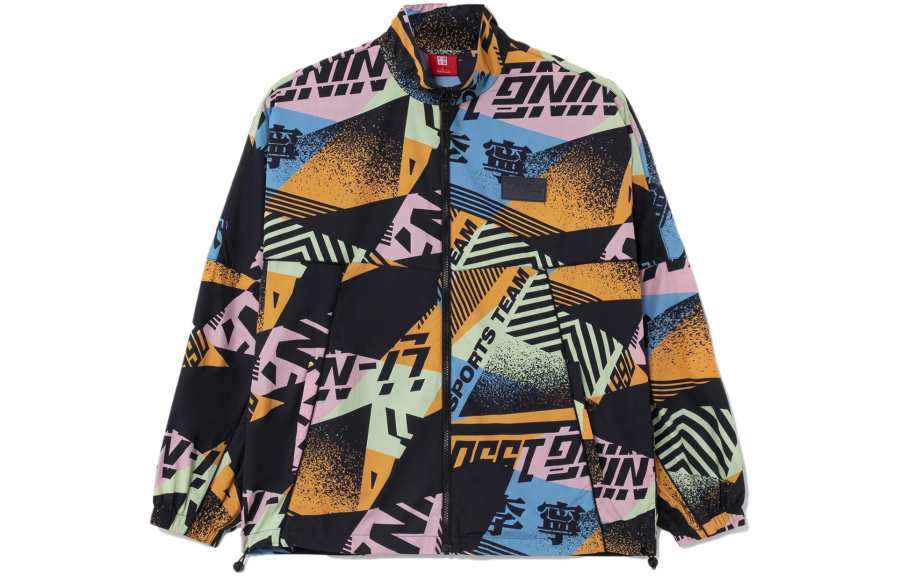 Li-Ning Li Ning Jackets Men's Multicolor Stand Collar Moderate Other