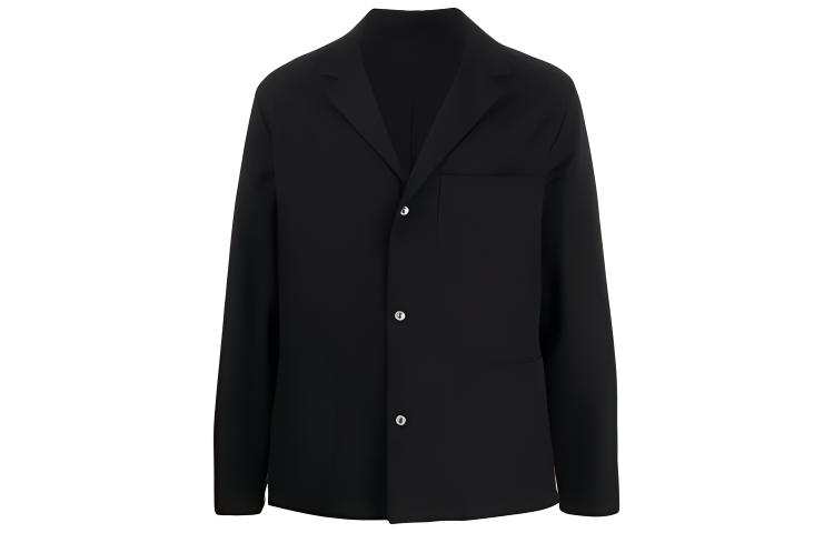 KENZO KENZO Jackets Men's Black Suit Collar Moderate Other