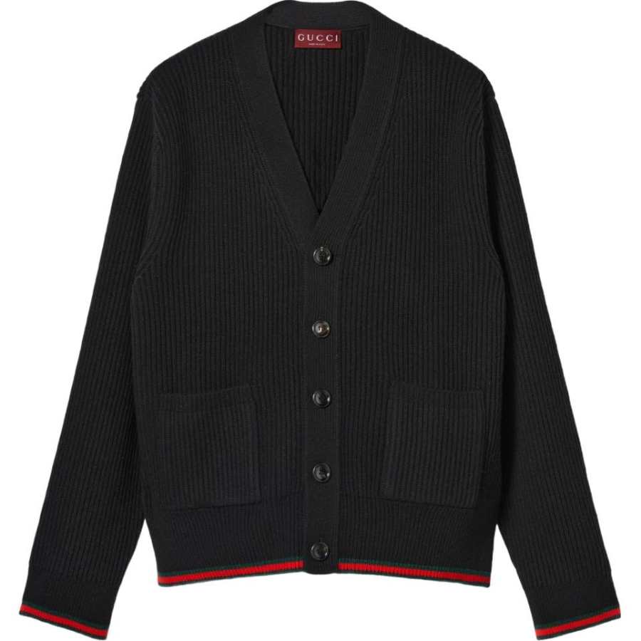 GUCCI Rib Knit Cardigan