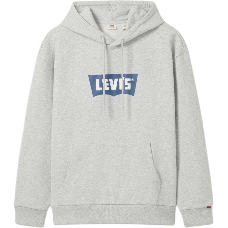 Levis Levis Sweatshirts Men's Gray Hooded Moderate
