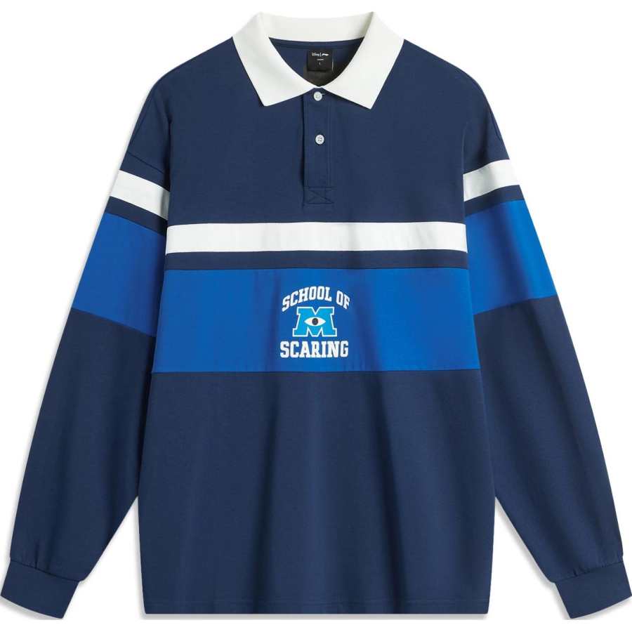 Li-Ning Li Ning x Disney Polo Shirt Men's Dark Prussian Blue/Colorful Blue