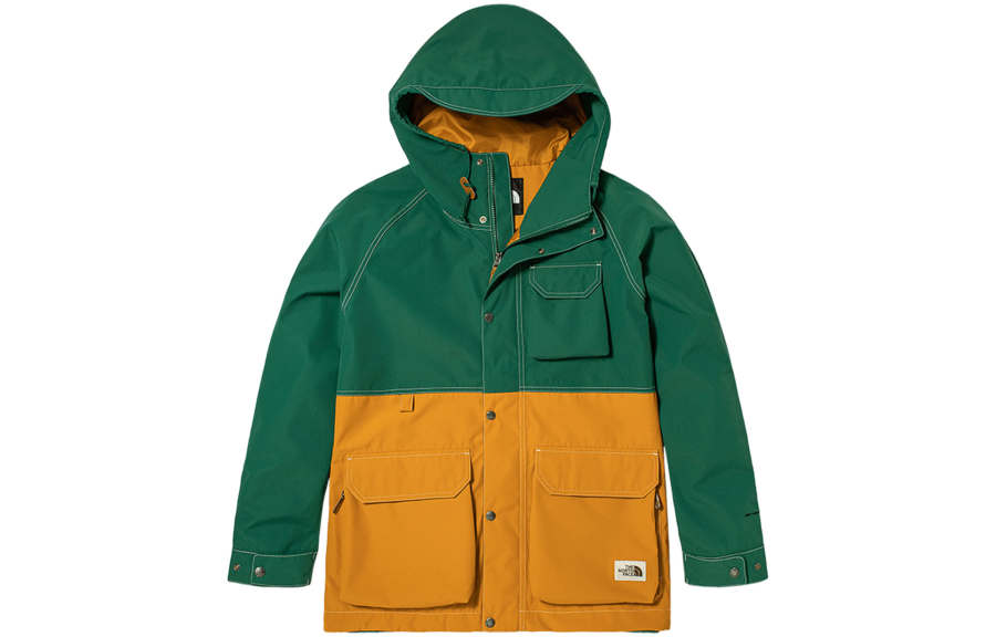 THE NORTH FACE Jackets Men's Yellow Green Hooded Moderate Other