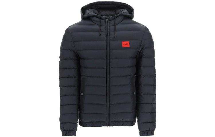 HUGO BOSS Jackets Men's Black Hooded Moderate Other