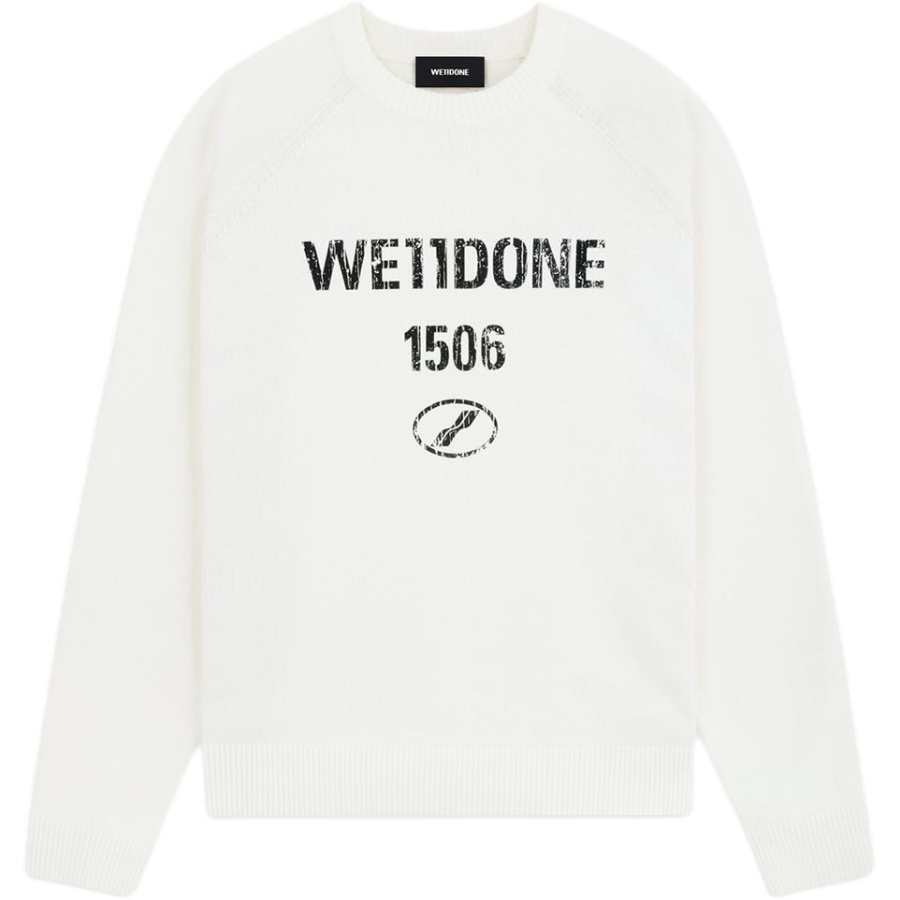 WE11DONE WE11DONE SS25 Sweater Unisex White