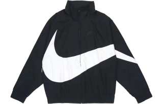 Nike Jackets Men's Black Stand Collar Moderate Other