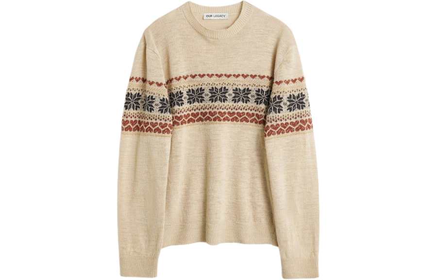 Our Legacy Snow Fairisle-motif jumper