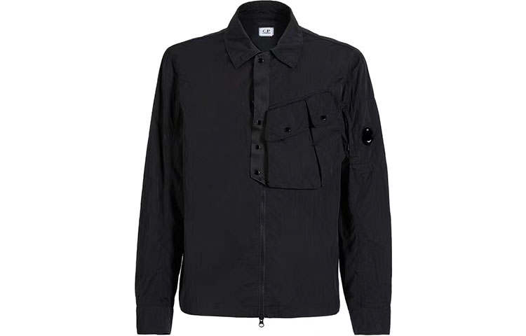 C.P.Company Jackets Men's Black Lapel Moderate Other