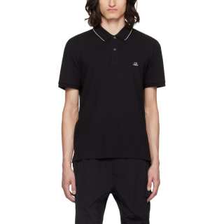 C.P.Company logo-detail polo shirt