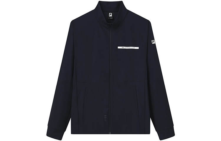 FILA Athletics Jackets Men's Royal Blue Stand Collar Thin Other