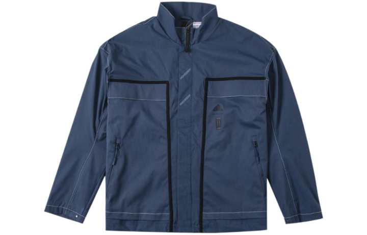 Adidas Adidas Jackets Men's Blue Stand Collar Moderate Other