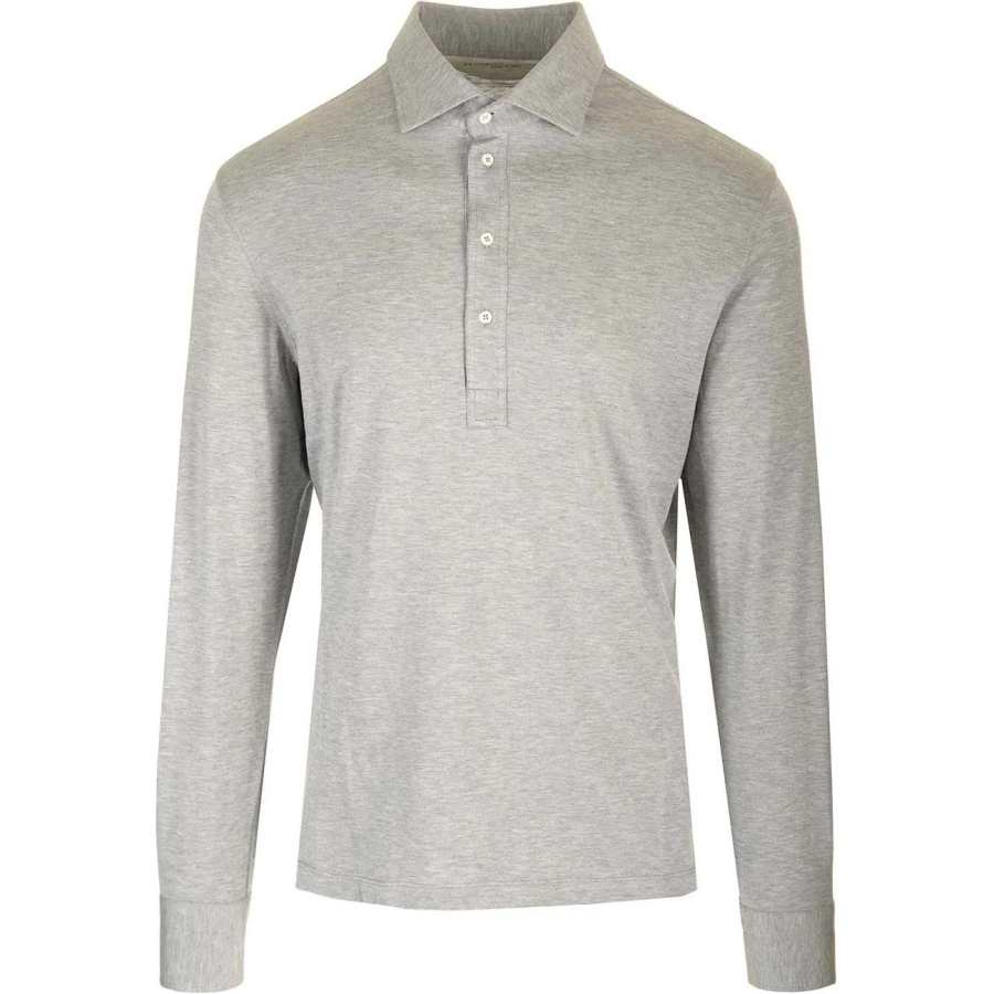 Brunello Cucinelli Long-Sleeved Polo Shirt