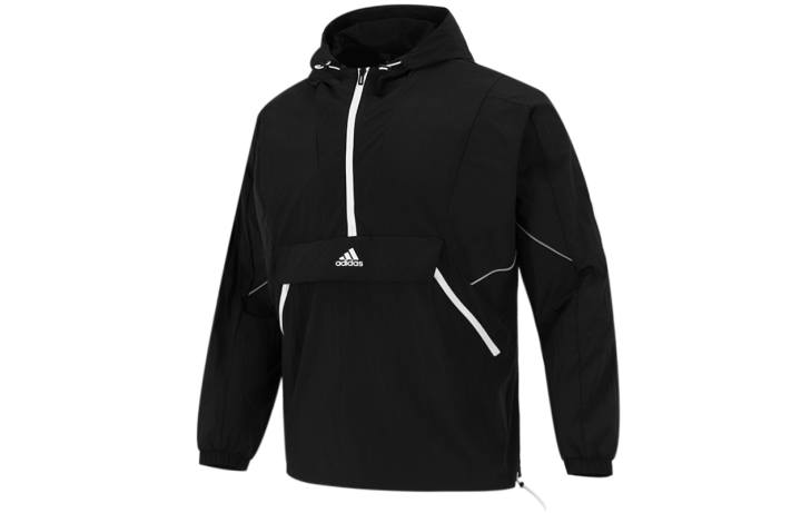 Adidas Adidas Jackets Men's Black Hooded Moderate Other