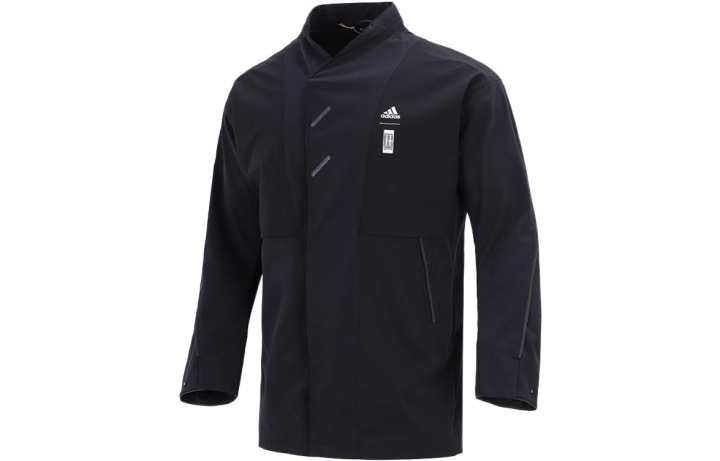 Adidas Adidas Wuji Series Jackets Men's Black Stand Collar Moderate Other