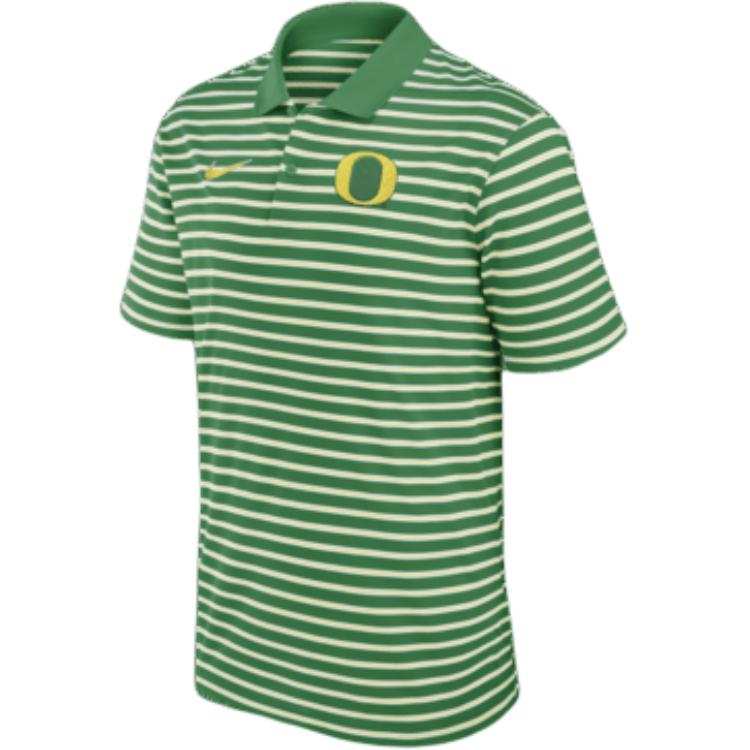 Nike Nike Oregon Ducks Primetime Victory Striped Men's Nike Dri FIT College Polo