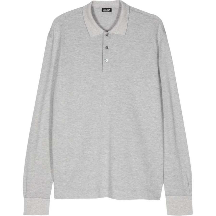 Ermenegildo Zegna fine-knit polo shirt