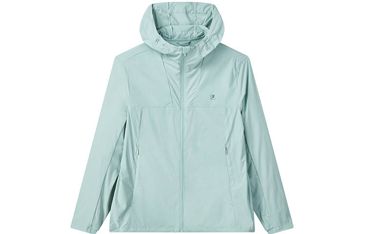 FILA Jackets Men's Cream Gray Green Hooded Moderate Other