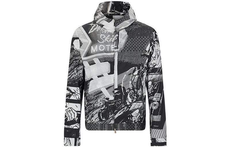 EMPORIO ARMANI Jackets Men's Black Hooded Moderate Other
