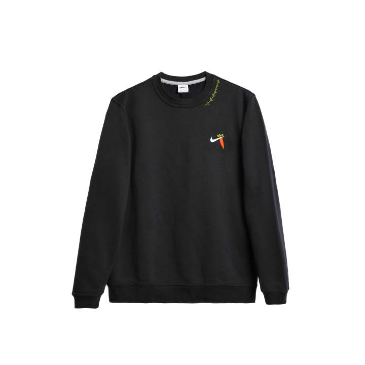 Nike Nike CNY Cartoon Carrot, Hand Embroidered Velvet Crew Neck Basic Minimalist Style Loose Fit Versatile Casual Sweatshirt