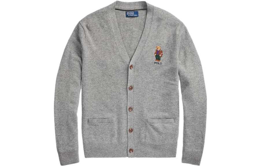 Polo Ralph Lauren Polo Bear FW23 Sweater Standard Men's Gray