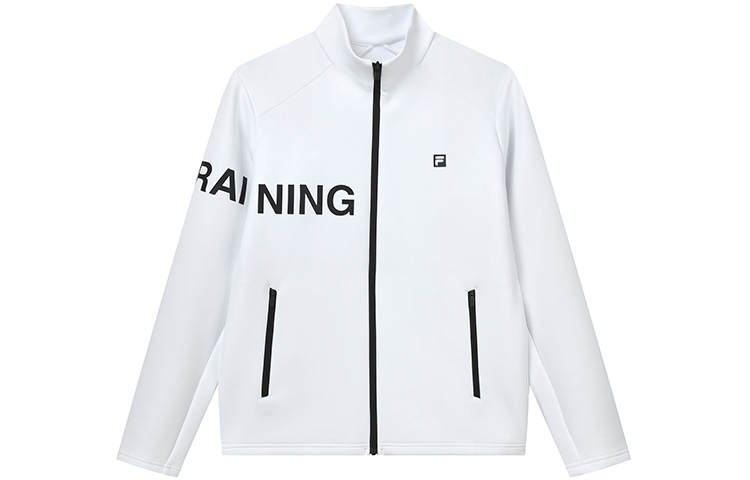 FILA Athletics Jackets Men's Jade White Stand Collar Moderate Other