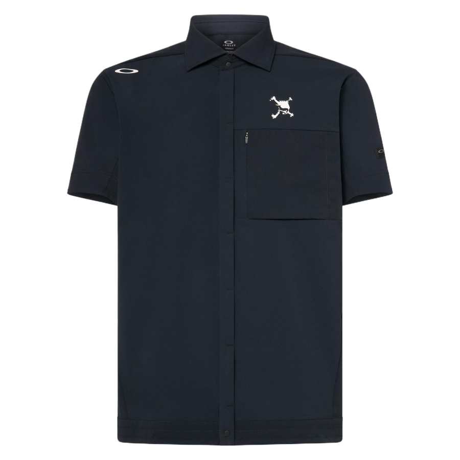 Oakley Oakley Shirts Men's Black Lapel Moderate