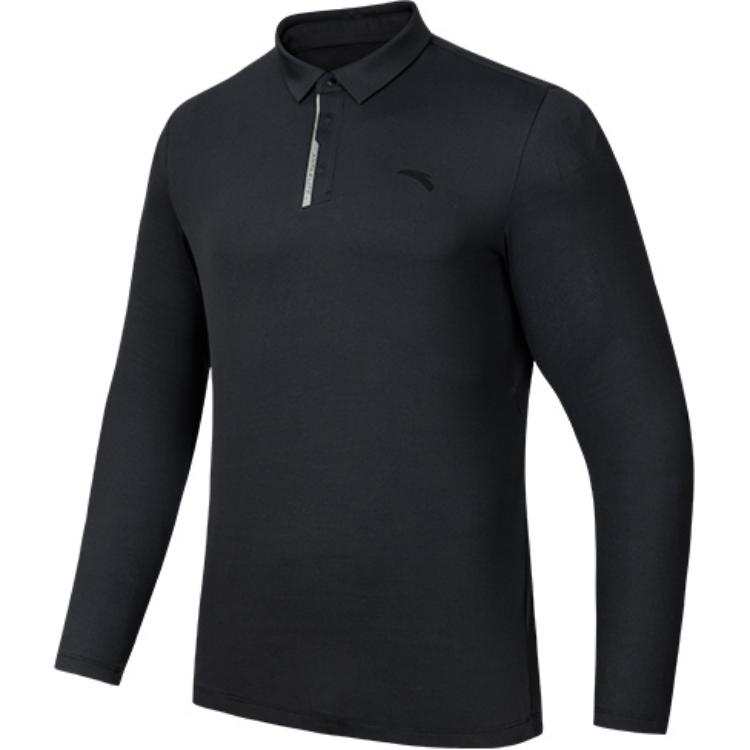 ANTA Anta Variety Training Collection Polo Shirt Men's Basic Black