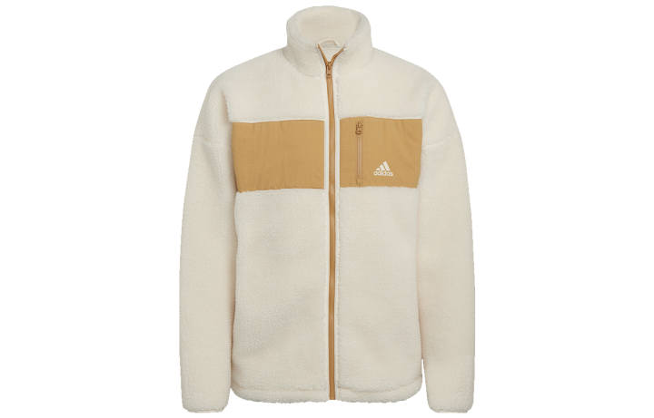 Adidas Adidas Jackets Unisex Ecru Stand Collar Thickened Other