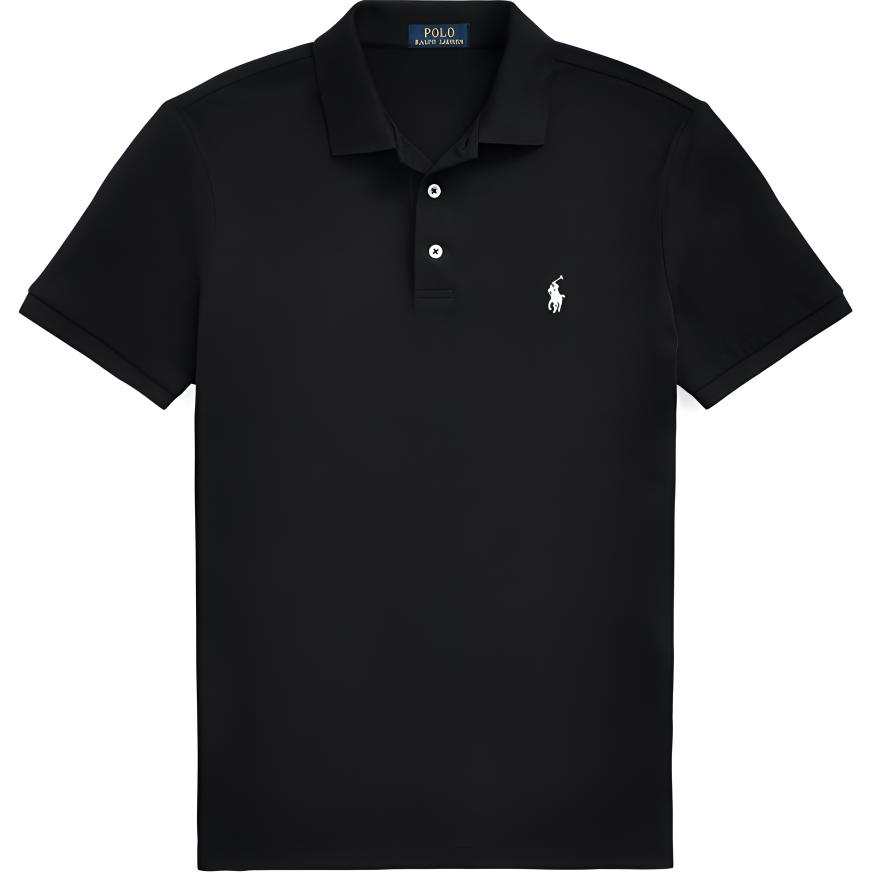 Polo Ralph Lauren FW24 Polo Shirt Custom Slim Fit Men's Polo Black