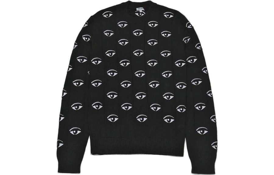 KENZO KENZO Sweaters Men's Black Crew Neck Moderate Other