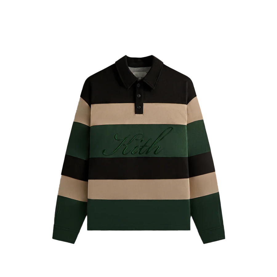 KITH KITH Stripe Microsuede Tanner Pullover