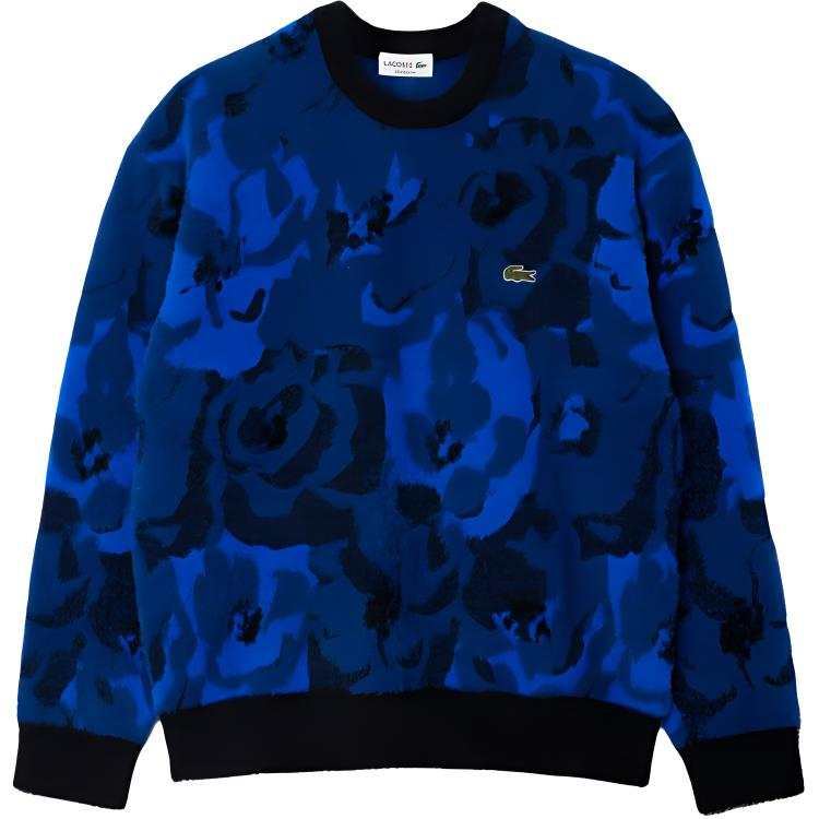 LACOSTE LACOSTE Floral-pattern Jacquard Sweater